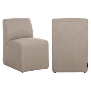 Chaise de salle à manger extérieure Riva taupe
