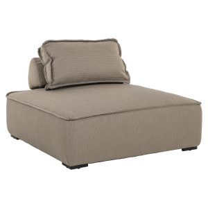 Chaise lounge extérieure Jondal taupe