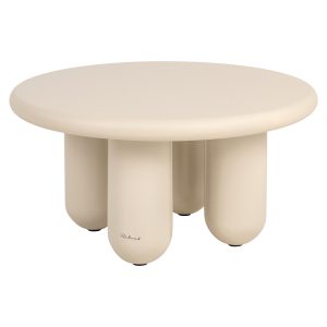 Table basse Calma beige 80Ø