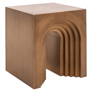 Table d'appoint Vevey brushed gold
