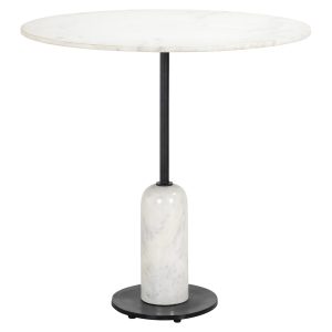 Table à manger Jagger black/white 76,5Ø
