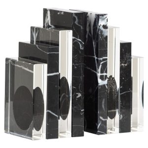 Support pour livres Fancy black