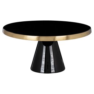 Plateau à gâteau Elena black/gold