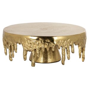 Plateau à gâteau Carmona gold