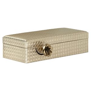 Boîte de rangement Trace gold small
