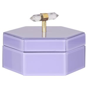 Boîte de rangement Jutta purple small