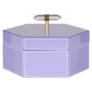 Boîte de rangement Jutta purple large