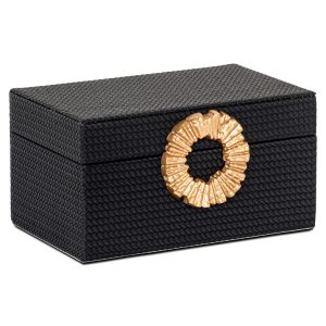 Boîte de rangement Amal black/gold small