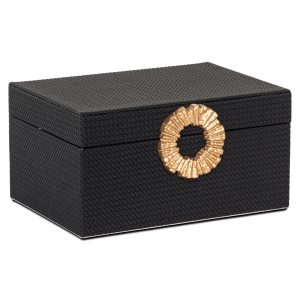 Boîte de rangement Amal black/gold large