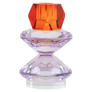 Porte-bougie Yalena purple small