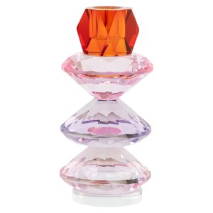 Porte-bougie Yalena pink large