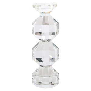 Porte-bougie Safia clear transparent small