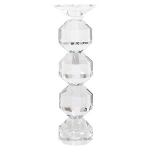 Porte-bougie Safia clear transparent large