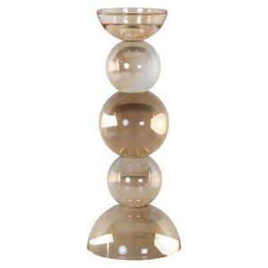 Porte-bougie Emie brown small