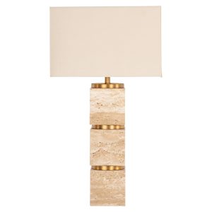 Lampe de table Jaella beige