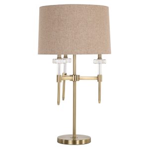 Lampe de table Josie brushed gold