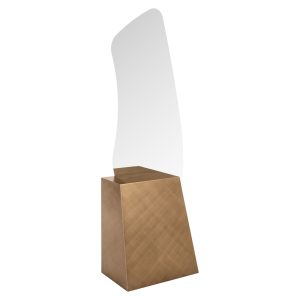 Miroir Mayla brushed gold