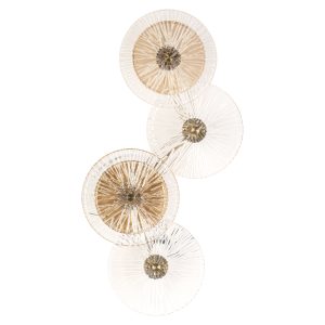Applique murale Linzi brushed gold