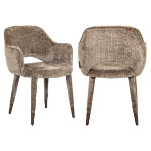 Chaise de salle à manger Donnatella niagara stone fire retardant