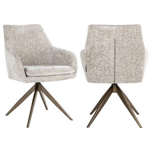Chaise de salle à manger Lisonne pearl island swivel