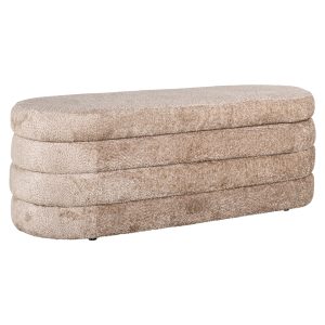 Pouf & repose-pieds Camille sheep natural