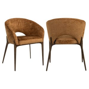 Chaise de salle à manger Kenzi cognac fusion