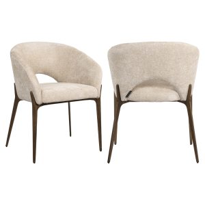 Chaise de salle à manger Kenzi cream unicorn