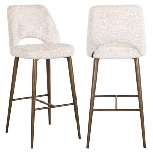 Tabouret de bar Delphine lovely cream