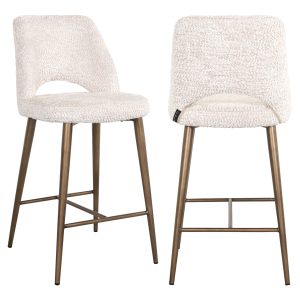 Tabouret de comptoir Delphine lovely cream