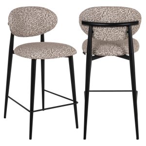 Tabouret de comptoir Dantes natural geo fire retardant