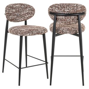 Tabouret de comptoir Dantes hazel