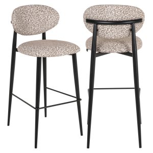 Tabouret de bar Dantes natural geo fire retardant