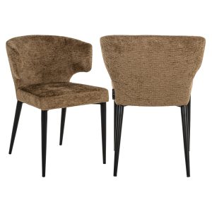 Chaise de salle à manger Taylor brandy fusion fire retardant