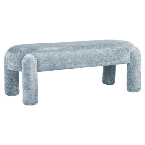 Banc Holly light blue chenille