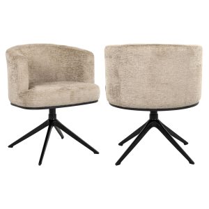 Chaise de salle à manger Cheyenne desert fusion swivel fire retardant