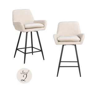 Tabouret de comptoir Linsey niagara beige (Set of 2)