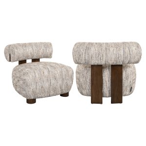 Fauteuil lounge Arabella greige coco