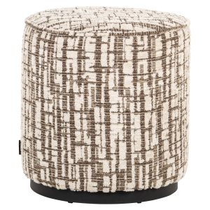Pouf & repose-pieds Lexie cream 45Ø