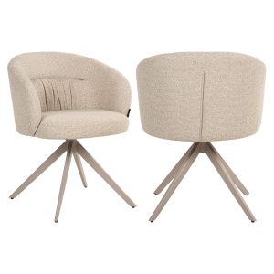 Chaise de salle à manger Olivia biscotti swivel