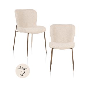Chaise de salle à manger Odarby biscotti (Set of 2)