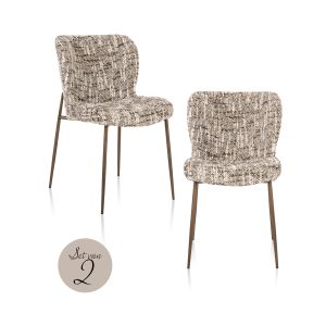 Chaise de salle à manger Odarby brown omara (Set of 2)