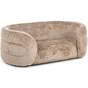Lit pour animaux Bingo taupe chenille