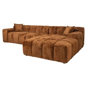 Canapé Cube lovely cinnamon 3-seater + lounge right