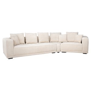 Canapé Lusso niagara beige 4-seater
