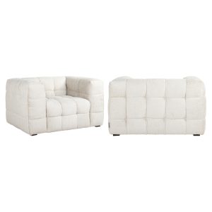 Fauteuil lounge Merrol cream fusion fire retardant