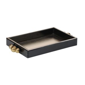 Plateau Liv black/gold