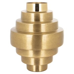 Vase Akelei gold