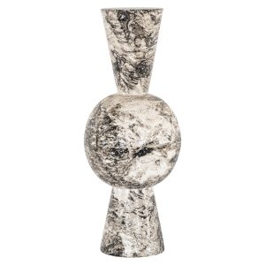 Vase Florry black/white
