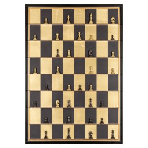 Art mural Nala black/gold