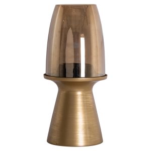 Lampe ouragan Danea brushed gold small